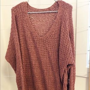 Rust Knit Sweater
